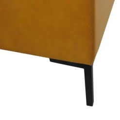 Kirkland's Home Caramel Vegan Leather Storage Bench- Benches & Ottomans