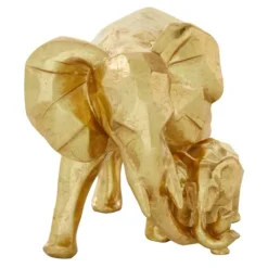 Kirkland's Home Carved Elephant Family Statue- Statues & Figurines