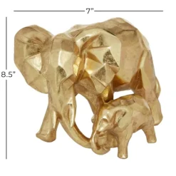Kirkland's Home Carved Elephant Family Statue- Statues & Figurines