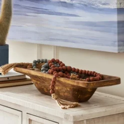 Kirkland's Home Carved Mango Wood Bowl, 23 In.- Decorative Bowls & Jars
