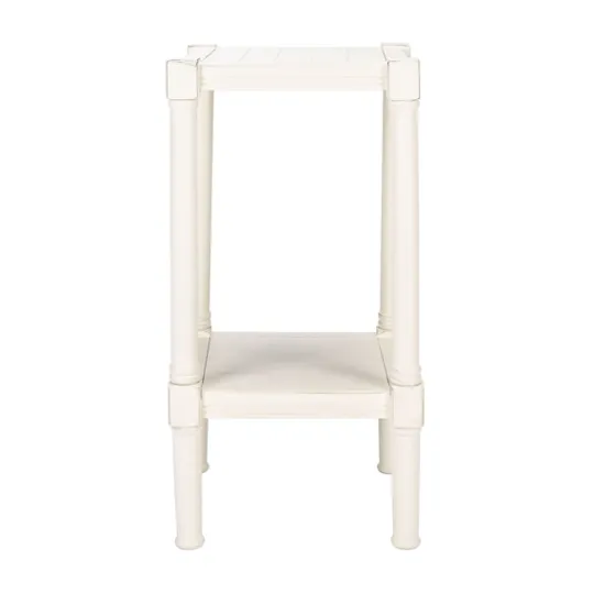 Kirkland's Home Carved Pinewood Farmhouse Accent Table- Accent & End Tables