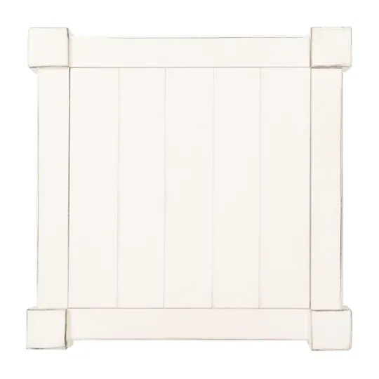 Kirkland's Home Carved Pinewood Farmhouse Accent Table- Accent & End Tables