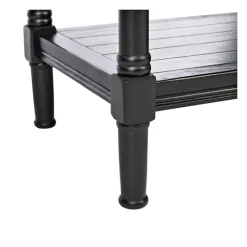 Kirkland's Home Carved Pinewood Farmhouse Accent Table- Accent & End Tables
