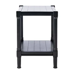 Kirkland's Home Carved Pinewood Farmhouse Accent Table- Accent & End Tables
