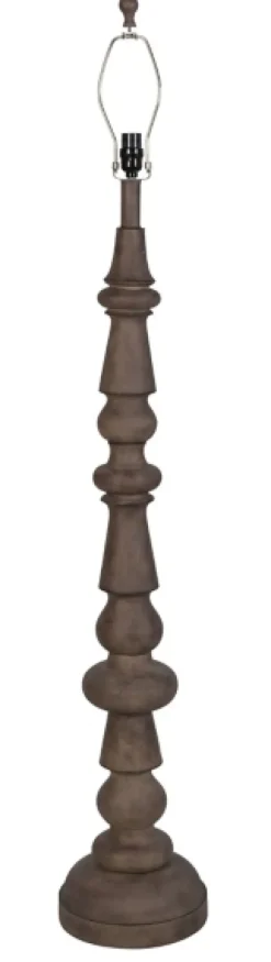 Kirkland's Home Carved Spindle Floor Lamp- Floor Lamps