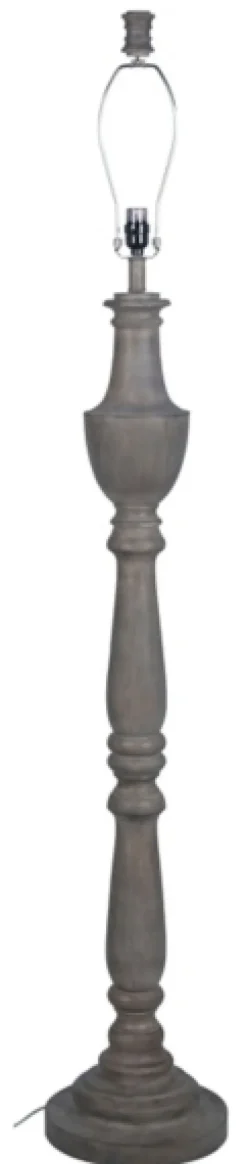 Kirkland's Home Carved Urn Floor Lamp- Floor Lamps
