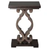 Kirkland's Home Carved Wood Decorative Accent Table- Accent & End Tables