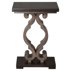 Kirkland's Home Carved Wood Decorative Accent Table- Accent & End Tables