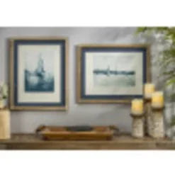 Kirkland's Home Carved Wood Floral Pillar Candle Holders, Set Of 3- Candle Holders
