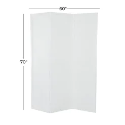 Kirkland's Home Carved Wood 3-Panel Room Divider- Decorative Accents