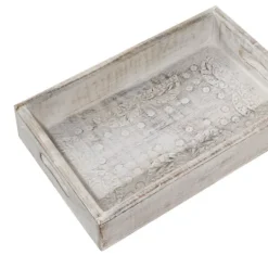 Kirkland's Home Carved Wood Trays, Set Of 3- Decorative Trays