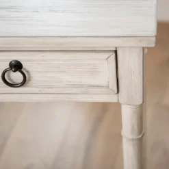 Kirkland's Home Casey Cream 3-Drawer Console Table- Entryway Furniture