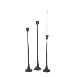 Kirkland's Home Cast Iron Taper Candle Holders, Set Of 3- Candle Holders
