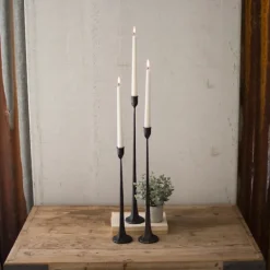 Kirkland's Home Cast Iron Taper Candle Holders, Set Of 3- Candle Holders