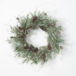 Kirkland's Home Cedar And Pinecone Branches Winter Wreath- Wreaths