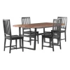 Kirkland's Home Cedar Wood And Metal Industrial 5-Pc. Dining Set- Dining Tables