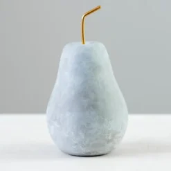Kirkland's Home Cement Pear Figurine- Statues & Figurines