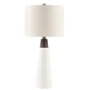 Kirkland's Home Ceramic And Wood Cone Table Lamp- Table Lamps