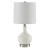 Kirkland's Home Ceramic Embossed Table Lamp- Table Lamps