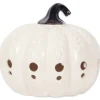 Kirkland's Home Ceramic Leaf Pre-Lit Pumpkin Lantern- Lanterns