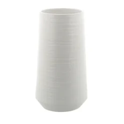 Kirkland's Home Ceramic Ribbed Vase, 12 In.- Vases