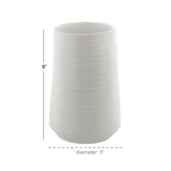 Kirkland's Home Ceramic Ribbed Vase, 9 In.- Vases