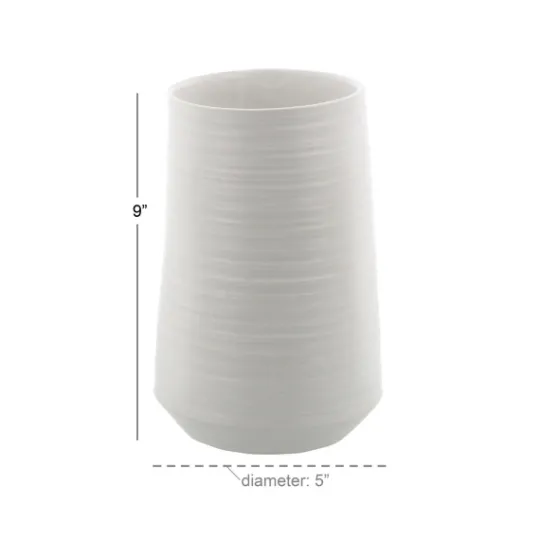 Kirkland's Home Ceramic Ribbed Vase, 9 In.- Vases