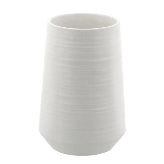 Kirkland's Home Ceramic Ribbed Vase, 7 In.- Vases