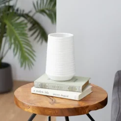 Kirkland's Home Ceramic Ribbed Vase, 7 In.- Vases