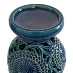 Kirkland's Home Ceramic Tiered Base Candle Holders, Set Of 2- Candle Holders