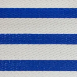 Kirkland's Home Cerulean Stripes Outdoor Area Rug, 4X6- Outdoor Rugs
