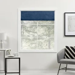 Kirkland's Home Chambray Blackout Roman Shade, 31 In.- Curtains & Drapes