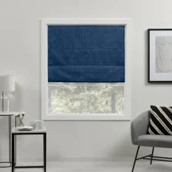 Kirkland's Home Chambray Blackout Roman Shade, 23 In.- Curtains & Drapes