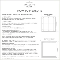 Kirkland's Home Chambray Blackout Roman Shade, 34 In.- Curtains & Drapes
