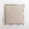 Kirkland's Home Chambray Ruffle Edge Pillow- Pillows