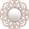 Kirkland's Home Champagne Abstract Wood Mirror- Decorative Mirrors