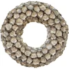 Kirkland's Home Champagne Dried Coco Flower Wreath, 20 In.- Wreaths