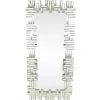 Kirkland's Home Champagne Gold Rectangular Modern Wall Mirror- Decorative Mirrors