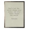 Kirkland's Home Change The World Dr. Seuss Quote Framed Art Print- Wall Quotes & Signs