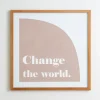 Kirkland's Home Change The World Wall Plaque- Wall Quotes & Signs