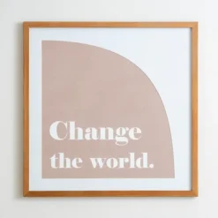 Kirkland's Home Change The World Wall Plaque- Wall Quotes & Signs