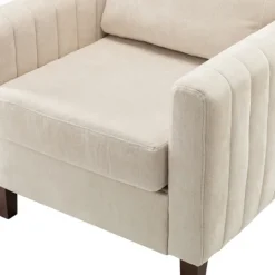 Kirkland's Home Channel Tufted Velvet Club Accent Chair- Accent Chairs