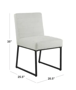 Kirkland's Home Channeled Woven Dining Chair- Dining Chairs