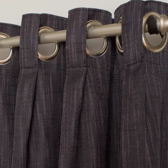 Kirkland's Home Charcoal Box Pleated Single Curtain Panel, 84 In.- Curtains & Drapes