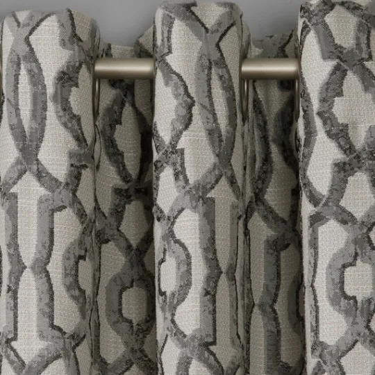 Kirkland's Home Charcoal Chenille Single Curtain Panel, 84 In.- Curtains & Drapes