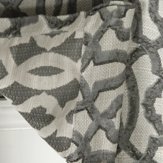 Kirkland's Home Charcoal Chenille Single Curtain Panel, 84 In.- Curtains & Drapes