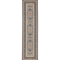 Kirkland's Home Charcoal Diamond Nile Indoor/Outdoor Runner, 1X7- Outdoor Rugs