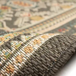 Kirkland's Home Charcoal Diamond Nile Indoor/Outdoor Runner, 1X7- Outdoor Rugs