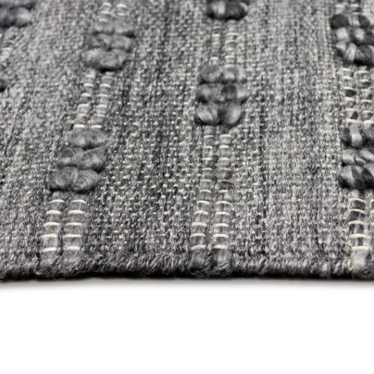 Kirkland's Home Charcoal Embellished Outdoor Area Rug, 8X10- Outdoor Rugs