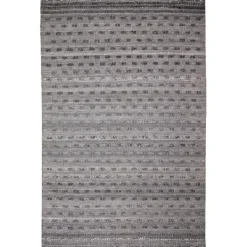 Kirkland's Home Charcoal Embellished Outdoor Area Rug, 5X8- Outdoor Rugs
